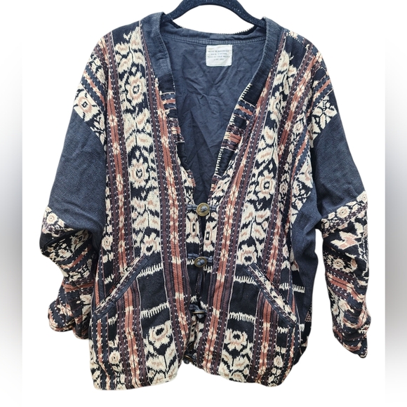 Source Unknown Other - Geometric, tribal print jacket, 100% cotton